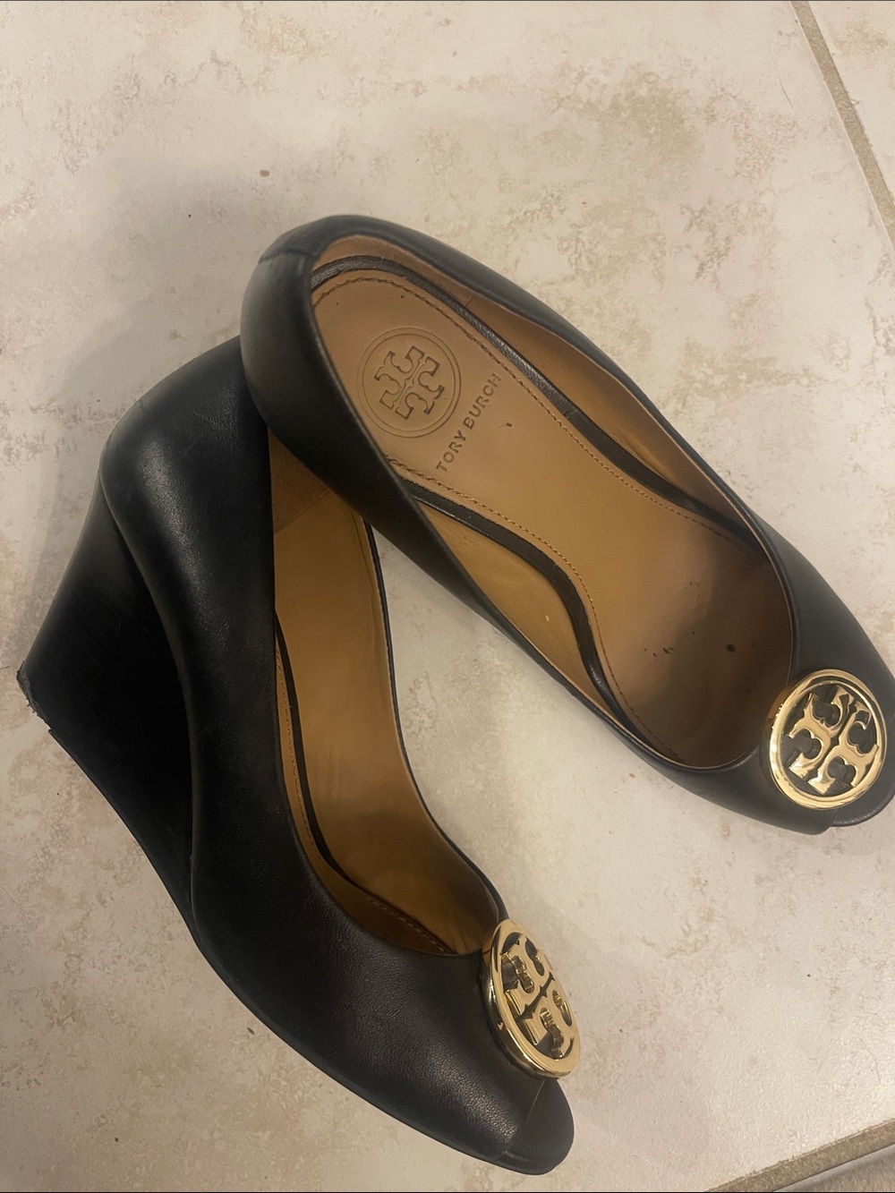 Tory Burch open toe shoes as is